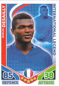 Marcel Desailly France 2010 World Cup Match Attax International Legends #IL